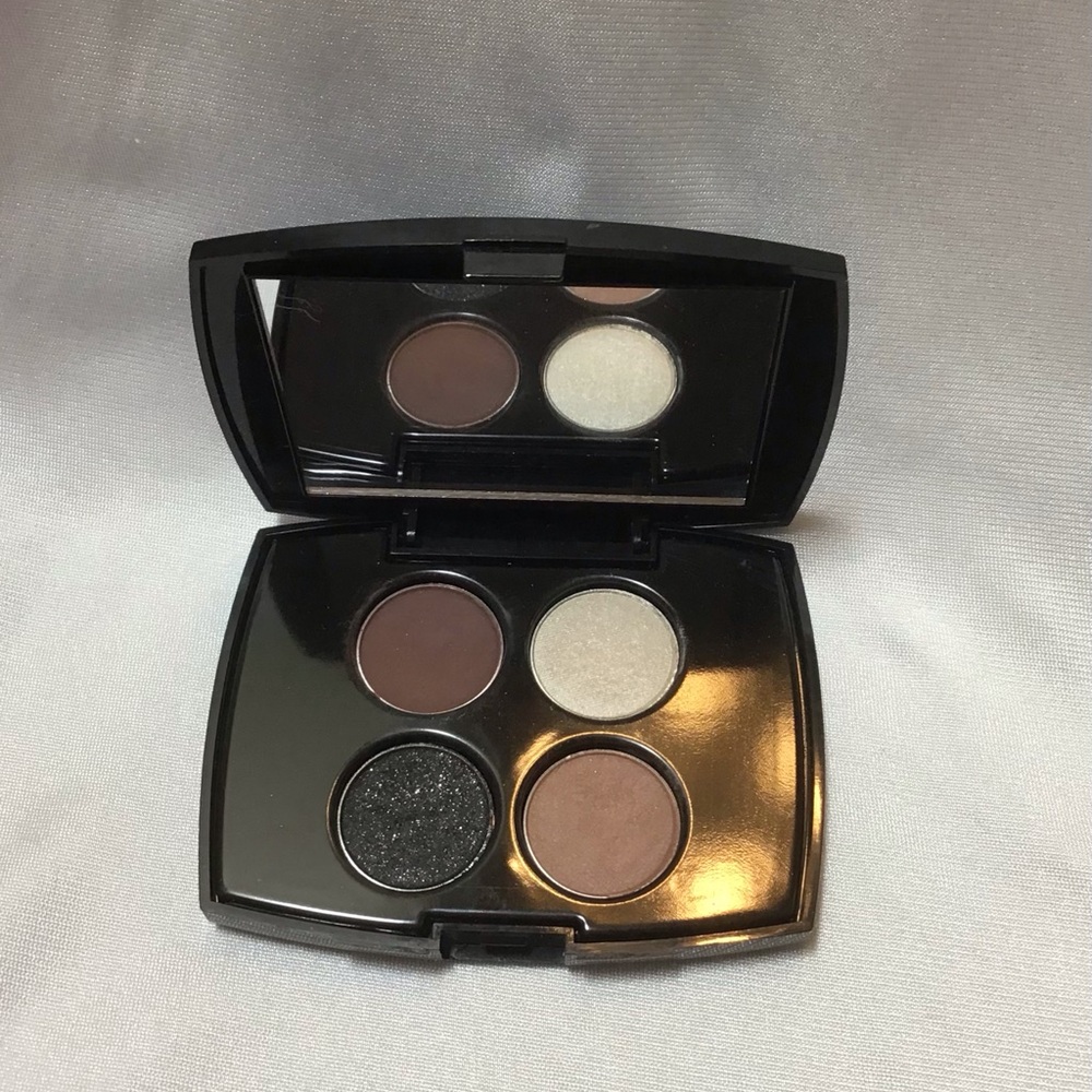 Lancôme - Quad Eyeshadow Palette with Black, Brown, Cream, and White Shades